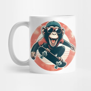 monkey skater Mug